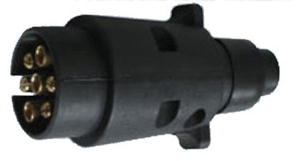 10 x 7 Pin Large Round Trailer Plug MALE ADAPTER CONNECTOR TRUCK CARAVAN BOAT AU