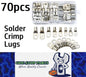 70 x Assorted Solder Crimp eye terminals Lugs 6mm 8mm eye terminals (70pcs)
