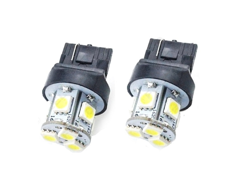 2pcs 12v T20 7440 8 SMD RED 80 LUMENS LED GLOBE FOR PARK LIGHT INTERIOR