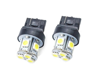 2pcs 12v T20 7440 8 SMD WARM WHITE 80 LUMENS LED GLOBE FOR PARK LIGHT INTERIOR