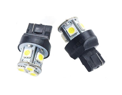 2pcs 12v T20 7440 8 SMD WARM WHITE 80 LUMENS LED GLOBE FOR PARK LIGHT INTERIOR
