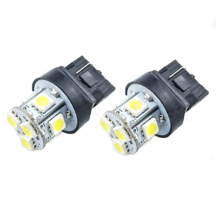 2pcs 12v T20 7440 8 SMD WARM WHITE 80 LUMENS LED GLOBE FOR PARK LIGHT INTERIOR