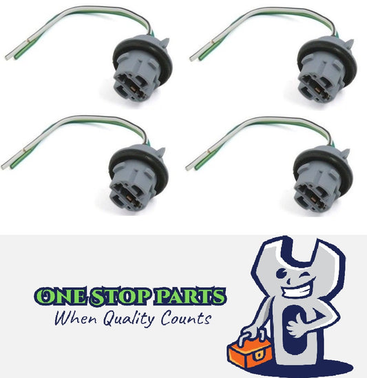 4 x T20 7440 W21W 582 Tail Socket Adapter Holder for Car Bulb Light Globe 4PCS