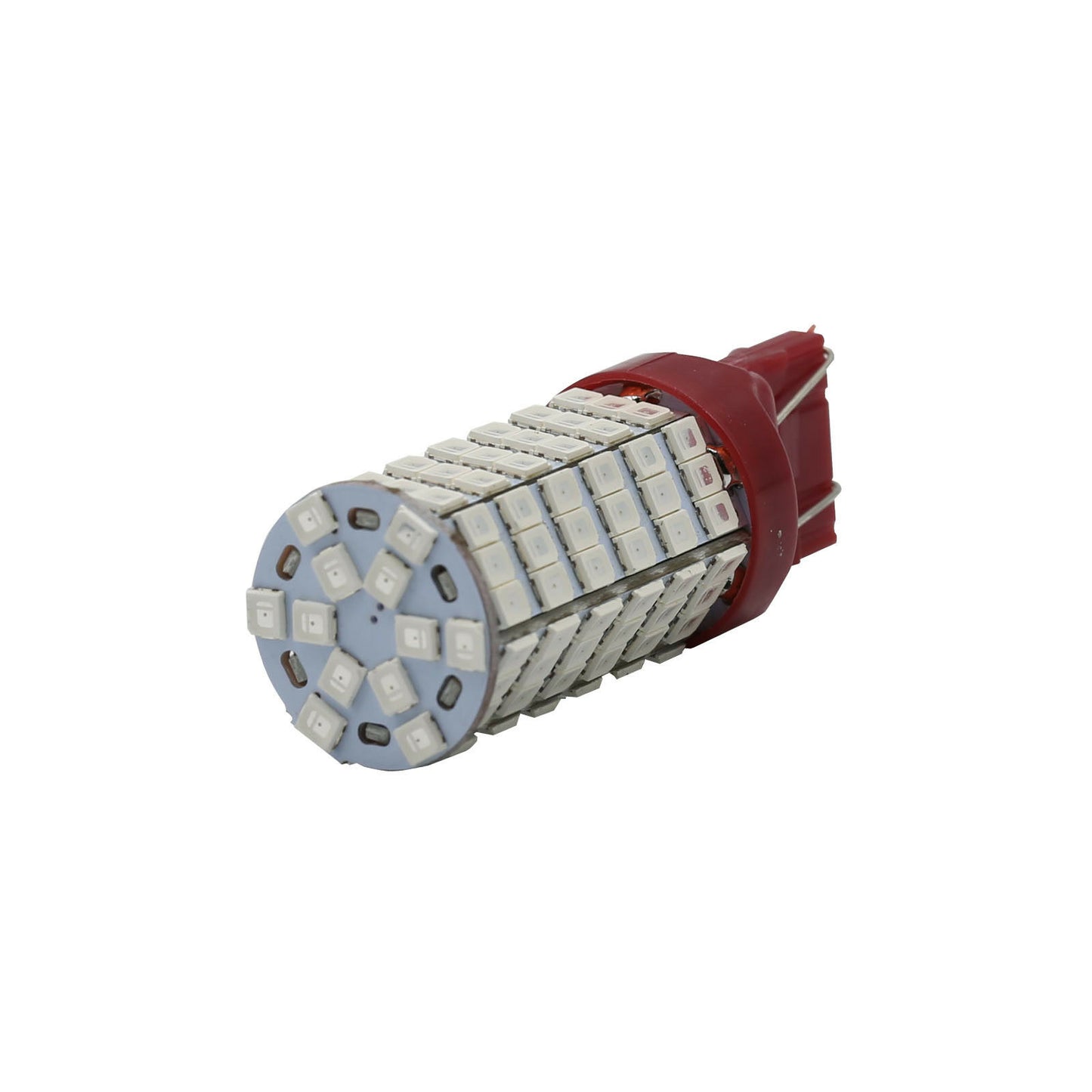 2 x 12V T20 RED LED 7443 7440 LIGHT GLOBE 120 SMD BRIGHT STOP/TAIL 2PCS
