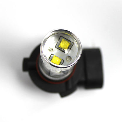 2 x 12v HB3 9005 30W CREE 850 Lumens LED GLOBES 6000K COOL WHITE PAIR