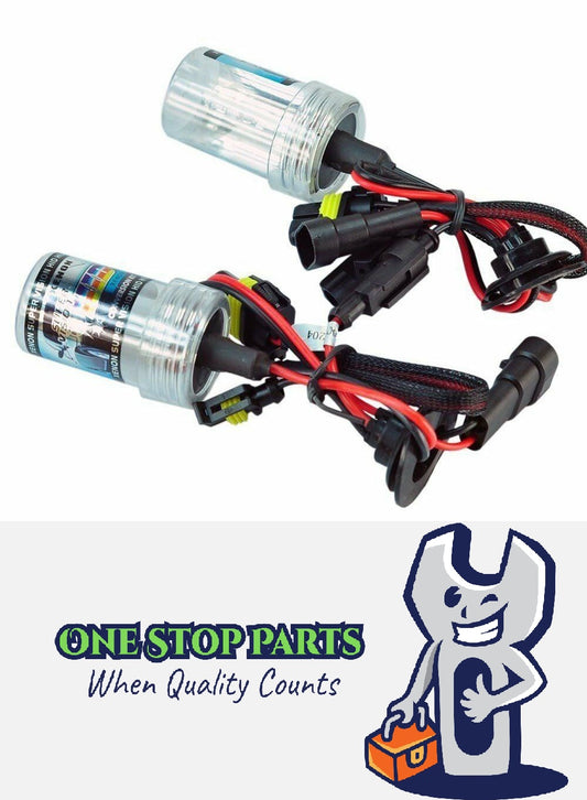 2 x 9006 HB4 6000k 35w HID Globes ONLY Pair ready to install to 35w hid kit