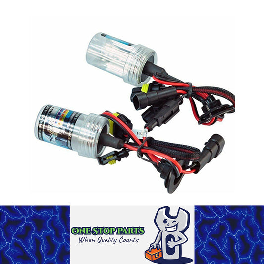 2 x 9005 8000k 55w HID Globes ONLY, Matched pair ready to install to 55w hid kit