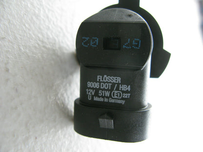 2 x HB4 9006 51w German Made Flosser Brand Globes Quality Australian Stock 2pcs