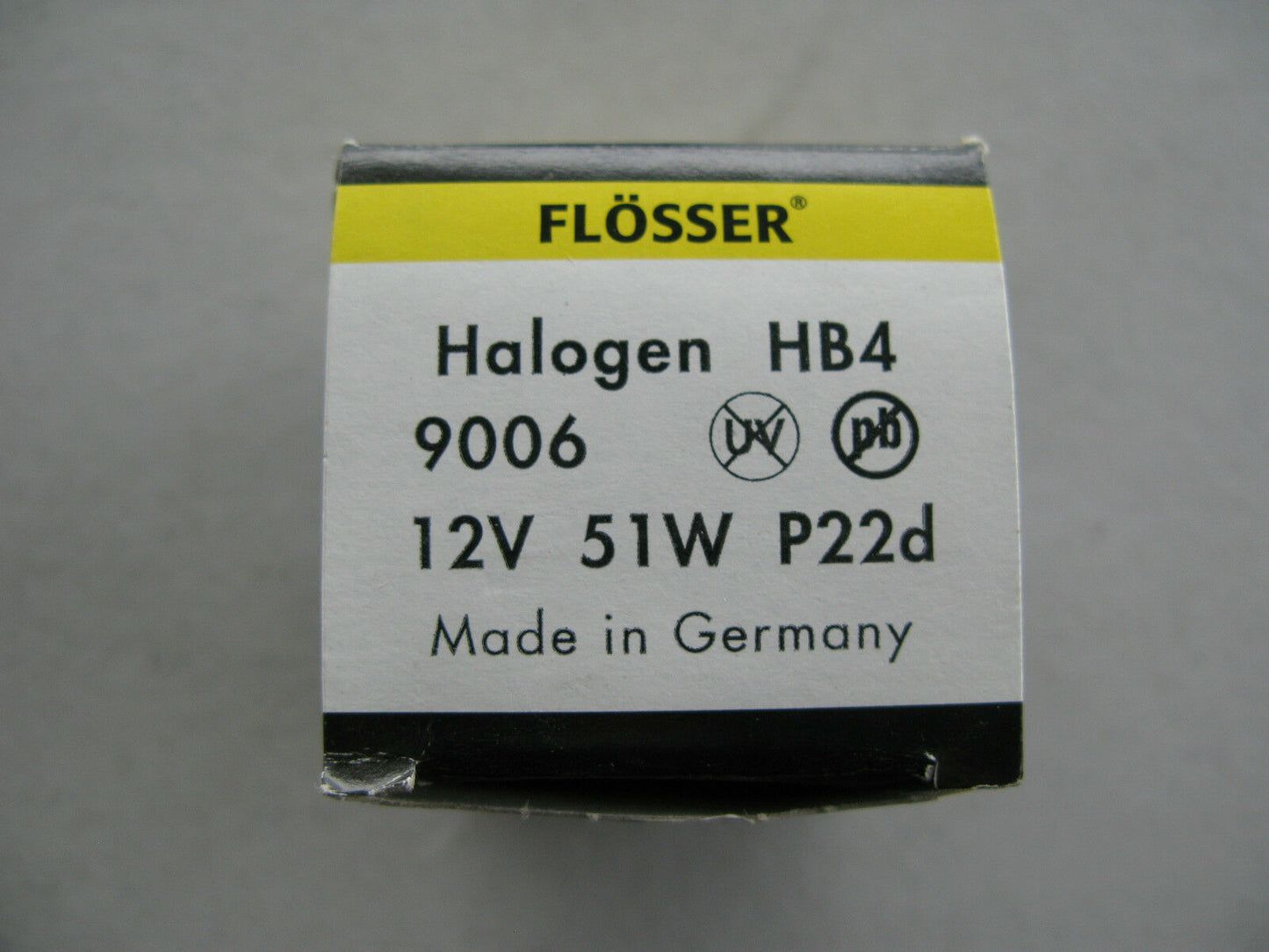2 x HB4 9006 51w German Made Flosser Brand Globes Quality Australian Stock 2pcs