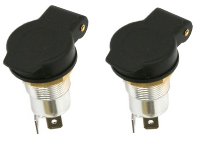 2 x HEAVY DUTY MERIT STYLE SOCKET SPRING LOADED WITH DUST COVER