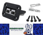 Flush Mount Anderson Plug 50 Amp Connector Kit Mounting Bracket and Socket