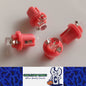 4 x RED T5 CAP B8.5D FLAT HEAD LED INSTRUMENT LIGHT TWIST LOCK LIGHT RED BASE