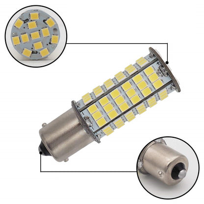 BA15S 12V COOL WHITE 102 SMD SUPER BRIGHT COOL WHITE CARAVAN RV 4WD GLOBE