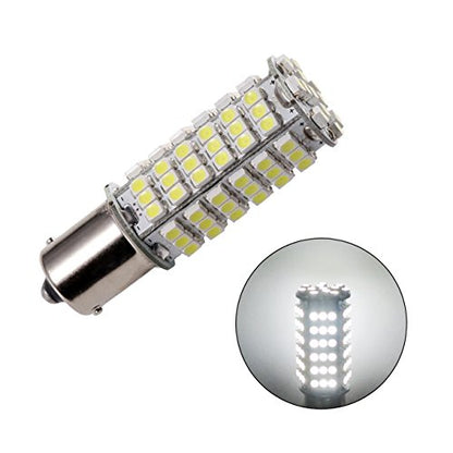 BA15S 12V COOL WHITE 102 SMD SUPER BRIGHT COOL WHITE CARAVAN RV 4WD GLOBE
