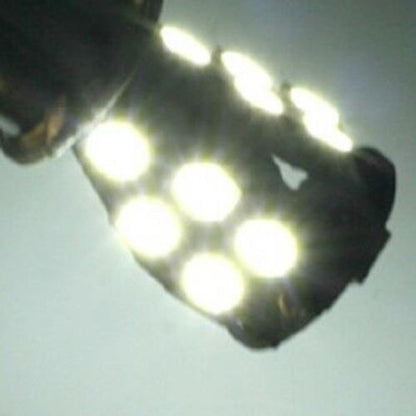 2 X BA15S 12V 18 SMD CANBUS 320LM COOL WHITE CARAVAN CAR BIKE BOAT LED GLOBE 2PC