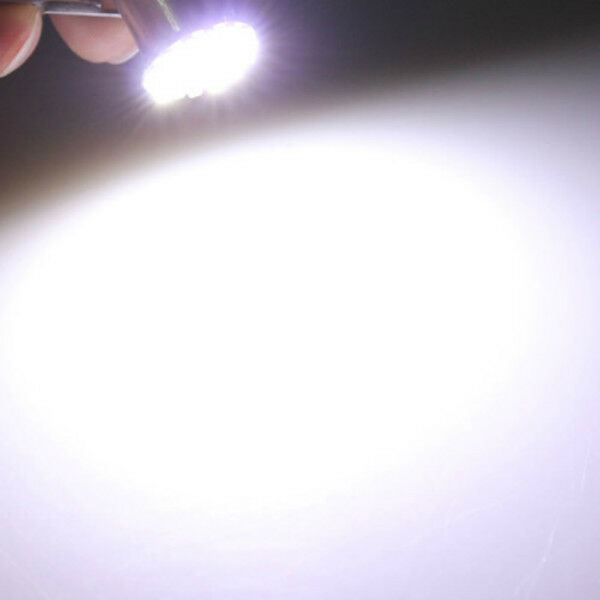 2 X BA15S 12V COOL WHITE 22SMD 135 LUMENS CARAVAN CAR BIKE BOAT LED GLOBE 2PCS