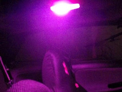 2pcs 12v BA15S 1156 9 SMD PINK PURPLE 72 LUMENS LED GLOBE FOR PARK LIGHT GLOBE