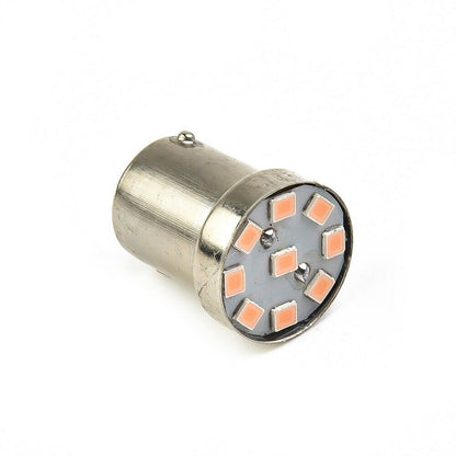 2pcs 12v BA15S 1156 9 SMD PINK PURPLE 72 LUMENS LED GLOBE FOR PARK LIGHT GLOBE