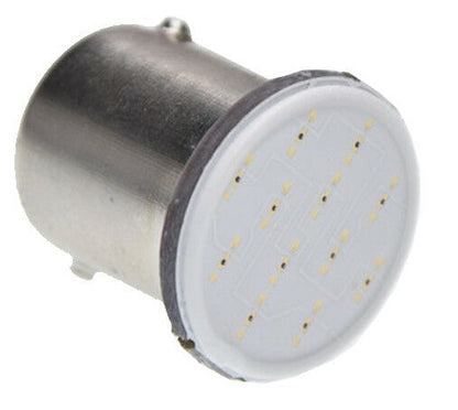 2 X BA15S AMBER 12V COB 100 LUMENS 1156 AMBER COB FLAT FACE LED GLOBE 2PCS