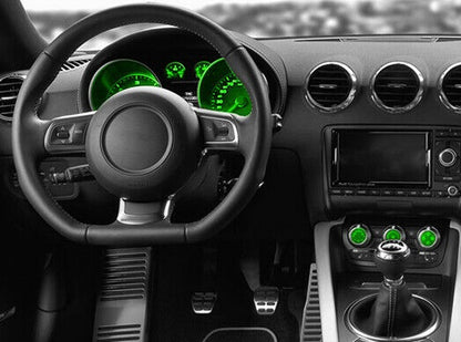 2PCS GREEN BA7S LED GLOBE REPLACEMENT 180 DEG SPREAD WITH 50 LUMENS