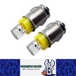 2PCS YELLOW BA7S LED GLOBE REPLACEMENT 180 DEG SPREAD WITH 50 LUMENS
