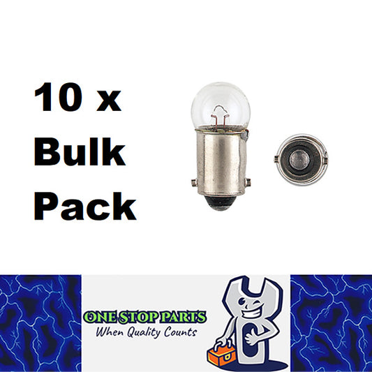 10 X 24V BA9S 6W CLEAR FILAMENT GLOBES 10PCS 24V 6W BAYONET BA9S BULBS