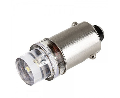 PAIR WHITE 12v BA9S INVERTED HEAD 360 DEGREE LIGHT 30LM SUITS PARK LIGHTS DASH
