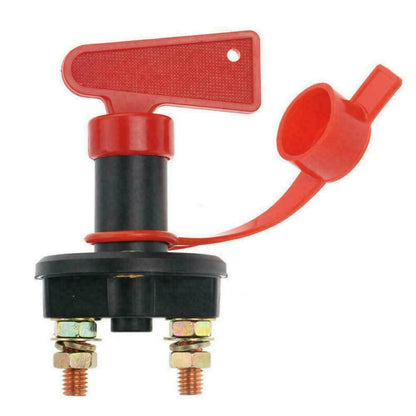 Battery Isolator Switch Cut Off Battery Power Heavy Duty With Key and Dust Boot