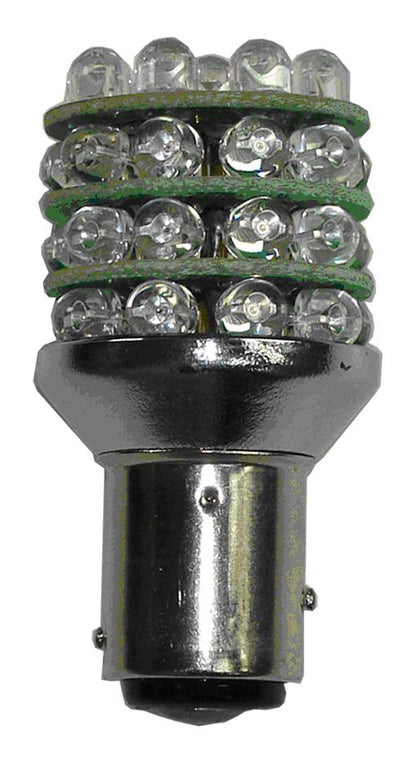 2 X 24v BAY15D 1157 RED STOP TAIL 36 LED GLOBES TAIL 100LM / STOP 288LM 24V