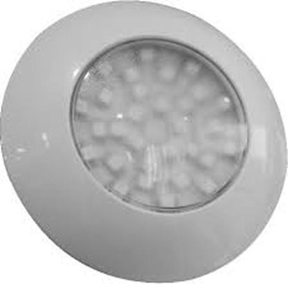 Green Super Bright LED Waterproof LED Lamp 12v / 24v 75mm Diameter x 18mm