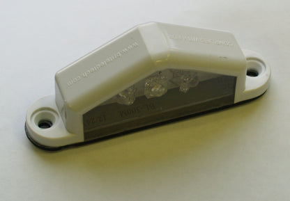 CARAVAN WHITE LED NUMBER PLATE LIGHT ADR APPROVED MULTIVOLT 12V / 24V AUS DESIGN