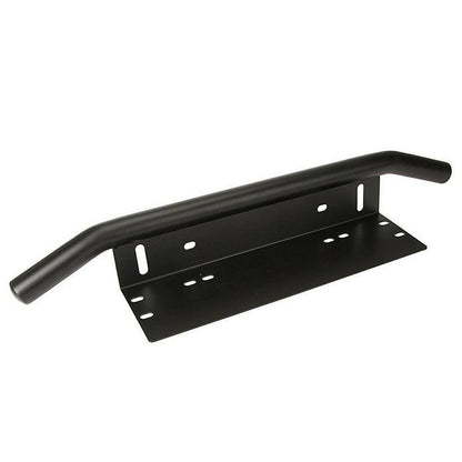 Black Nudge Bar Front Number Plate Car for Light Bar and/or Driving lights LED