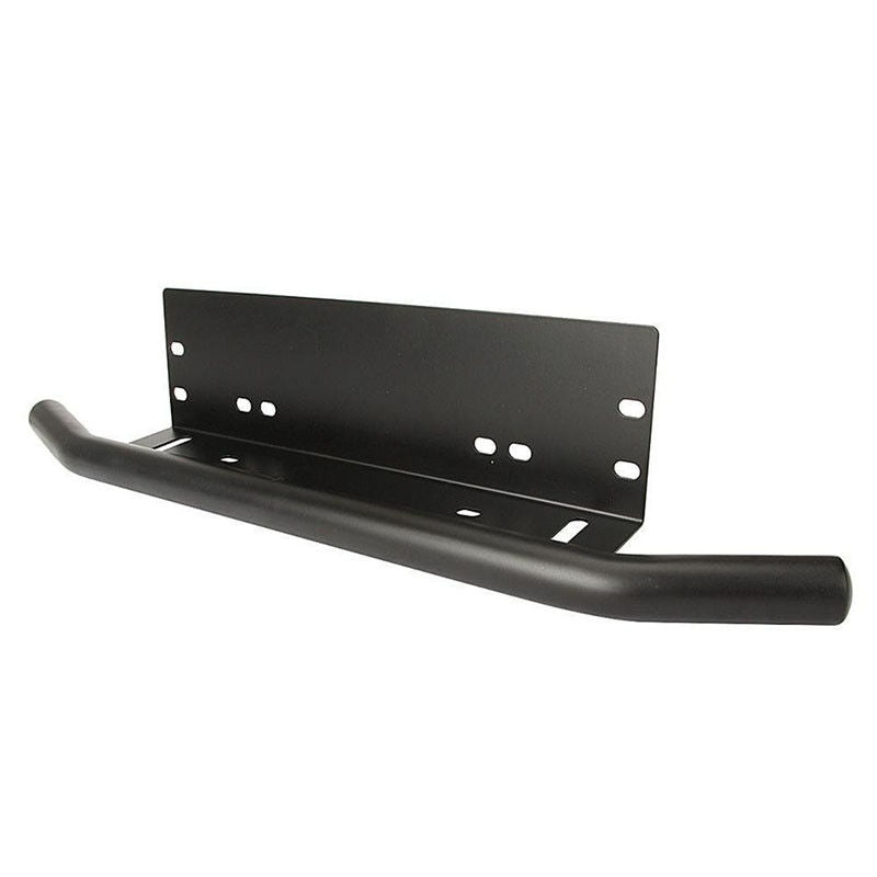 Black Nudge Bar Front Number Plate Car for Light Bar and/or Driving lights LED