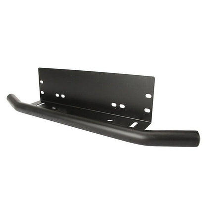Black Nudge Bar Front Number Plate Car for Light Bar and/or Driving lights LED