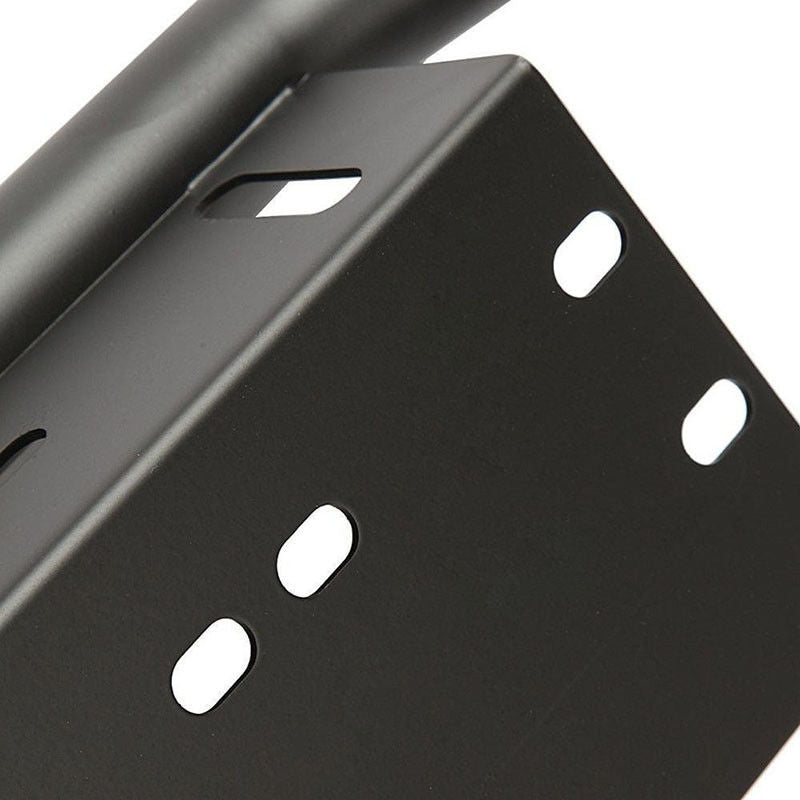 Black Nudge Bar Front Number Plate Car for Light Bar and/or Driving lights LED
