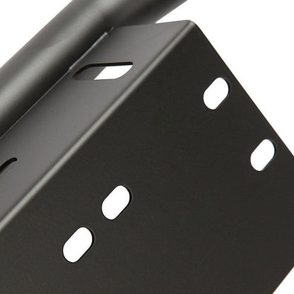 Black Nudge Bar Front Number Plate Car for Light Bar and/or Driving lights LED