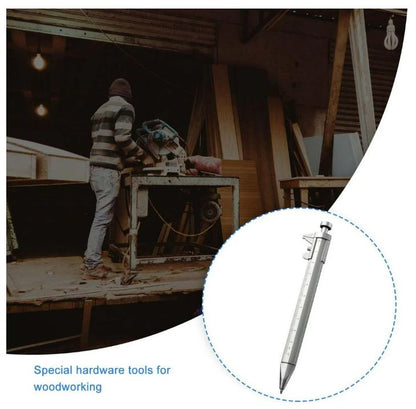 20 x Multifunction Gel Ink Pen Vernier Caliper Ball Pen Stationery (20pcs Black)