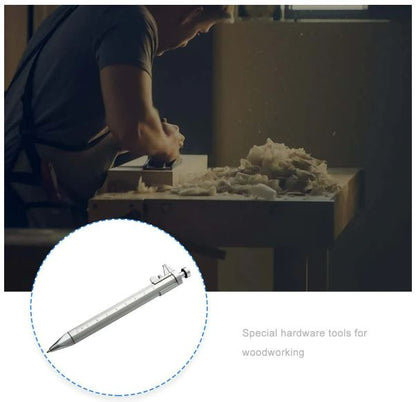 30 x Multifunction Gel Ink Pen Vernier Caliper Ball Pen Stationery (30pcs Blue)