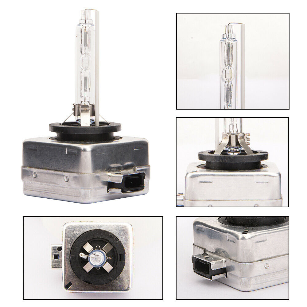 2 x D1S 6000k 35w HID Globes ONLY, Matched pair ready to install to 35w hid kit