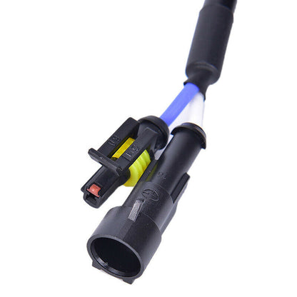 2 x HID Xenon Light Power Wire Harness Connector Cord D2 D2S D2R D2C