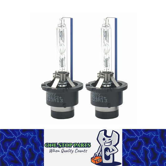 2 x D2S 6000K HID Globes Pair D2S Super White HID Globes 35W HID 6000K PAIR