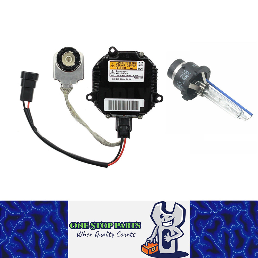 D2S 35w HID Globe and Ballast Controller 6000k Suits Nissan 350Z Maxima Murano