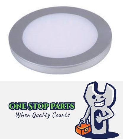 12V DC 68MM ROUND LIGHT THIN SURFACE MOUNT 36SMD WARM WHITE (NO SWITCH)