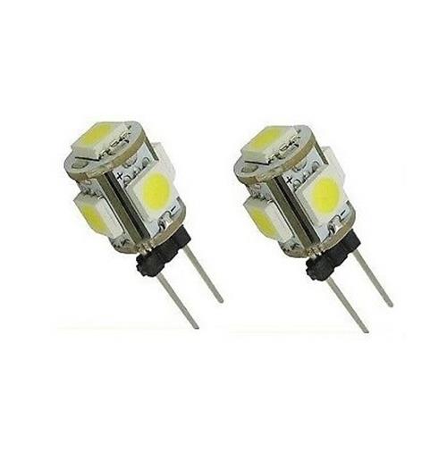 50 x G4 12V 5smd Cool White Boat Camper 5050 RV Jayco Light Bulb Lamp (50pcs)