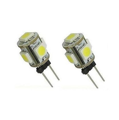 50 x G4 12V 5smd Cool White Boat Camper 5050 RV Jayco Light Bulb Lamp (50pcs)