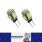 2 x G4 12V 5smd Cool White Marine Boat Camper 5050 RV Jayco Light Bulb Lamp DC