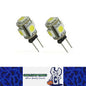 2 x G4 12V 5smd Warm White Marine Boat Camper 5050 RV Jayco Light Bulb Lamp DC