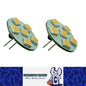 2 x 10-30V AC/DC G4 6SMD WARM WHITE REAR PIN STYLE 132LM SUITS 12V AND 24V