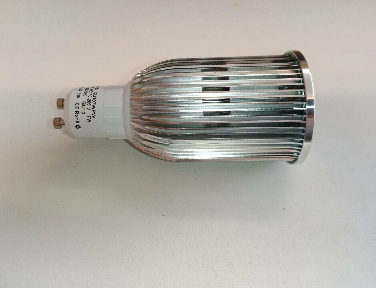 6 X GU10 240v 7W 590LM 60 Deg PURE WHITE CIELING DOWNLIGHT 900LM