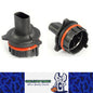 2 x H7 Plastic Car HID Headlight Bulb Holder Adapter Socket for BMW 520 530 E60